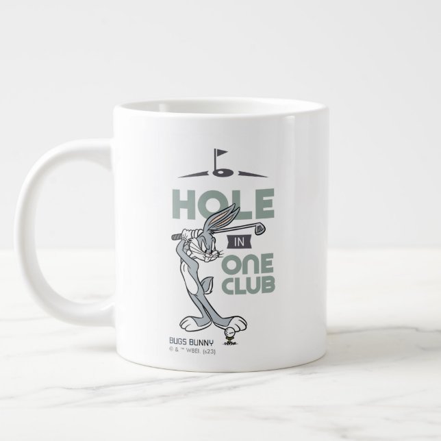 Caneca De Café Grande INSETOS BUNNY™ Golfing - Buraco em um clube (Esquerda)