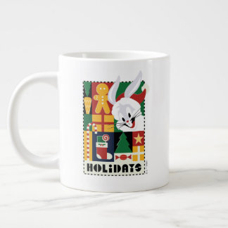 Caneca De Café Grande INSETOS LOONEY™ BUNNY™ Feriados Crachá