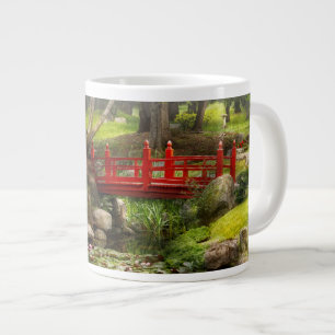 Caneca De Café Grande Inspiração - Jardim Japonês - Meditação