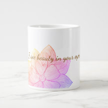 Inspirador "Vejo beleza nos seus olhos"