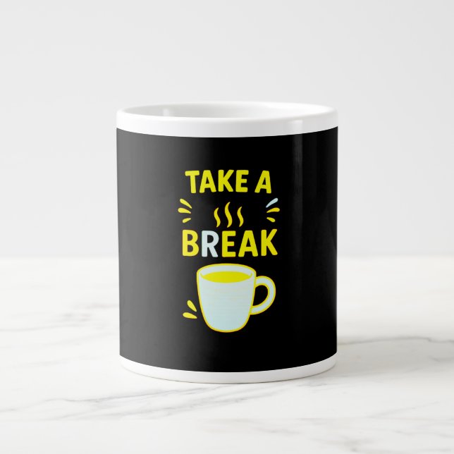 Caneca De Café Grande Inspirational Coffee Mug for Office (Frente)