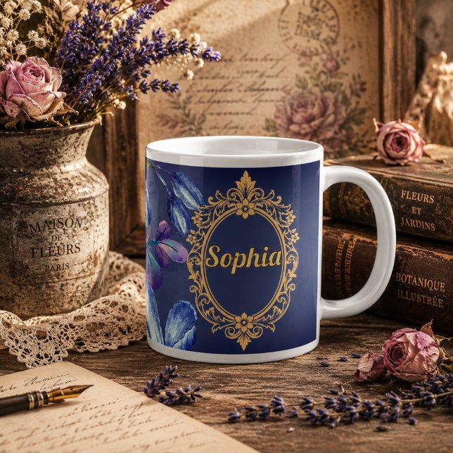 Caneca De Café Grande Inspirational Monogram Internally Validated Boss  (Criador carregado)