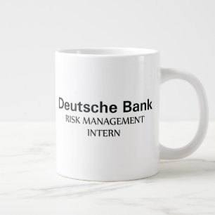 Caneca De Café Grande Internado de Gestão de Risco do Deutsche Bank