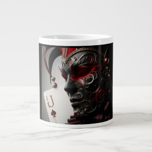 Caneca De Café Grande Intrigante Jack of Spades Mask Coffee Mug Harleq