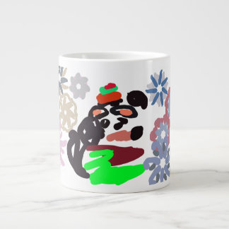Caneca De Café Grande Inverno Rottweiler