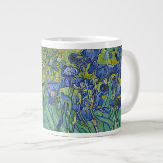 Caneca De Café Grande Íris, Pintura a óleo floral, Vincent Van Gogh