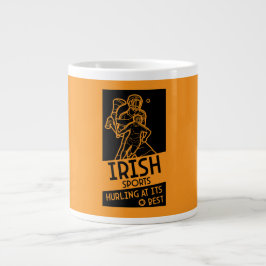 Caneca De Café Grande Irish Hurling Sport
