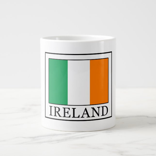Caneca De Café Grande Irlanda (Frente)