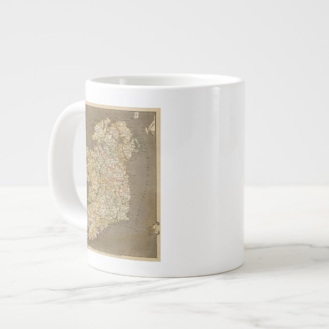 Caneca De Café Grande Irlanda 8 (Frente Esquerda)