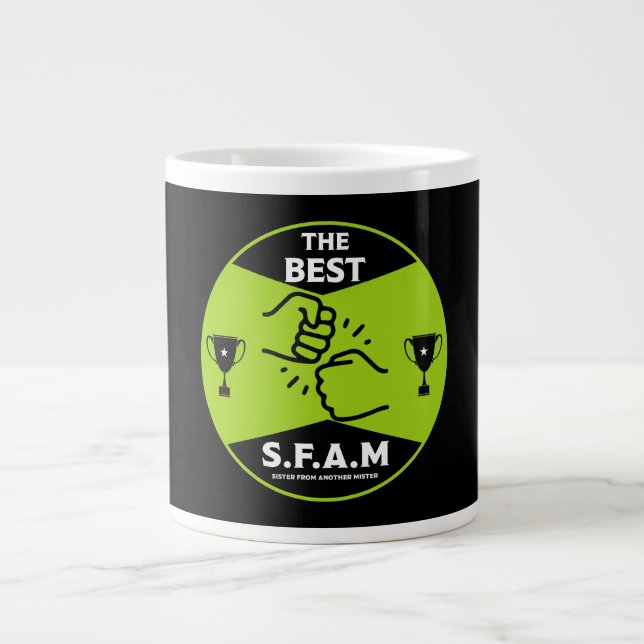 Caneca De Café Grande Irmã De Outro Senhor (Frente)