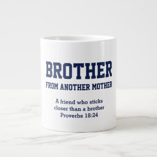 Caneca De Café Grande IRMÃO DE OUTRA MÃE Christian Bromance
