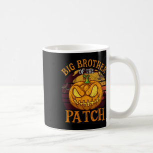 Caneca De Café Grande Irmão Do Grupo Familiar Patch Halloween