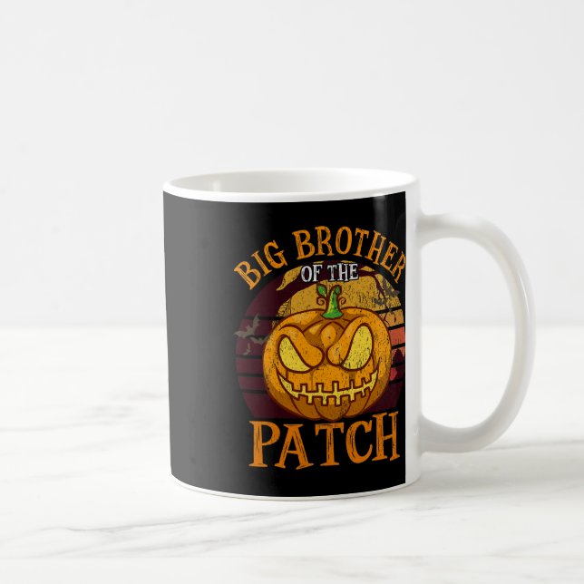 Caneca De Café Grande Irmão Do Grupo Familiar Patch Halloween (Direita)
