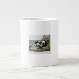 Caneca De Café Grande Irmão, Posso Ter Alguma Aveia Funny Vintage Pig Me