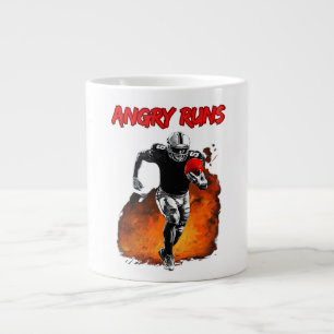 Caneca De Café Grande Irritado Executa Boa Manhã Especialista Em Futebol