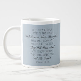 Caneca De Café Grande Isaiah 40:31 Hope Bible Verse Mug 