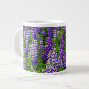 Caneca De Café Grande Islândia. Vik i Myrdal. Campo de linhas