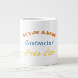 Caneca De Café Grande Isto É Como É Um Empreiteiro Incrível