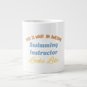 Caneca De Café Grande Isto É Como É Um Instrutor de Natação Incrível