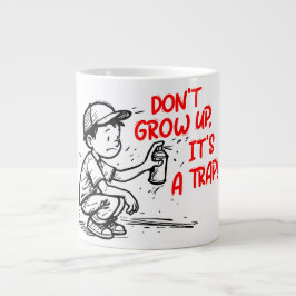 Caneca De Café Grande It's a trap