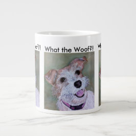 CANECA DE CAFÉ GRANDE JACK RUSSELL FELIZ
