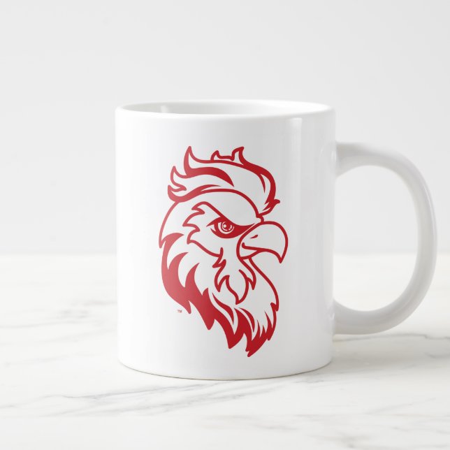 Caneca De Café Grande Jacksonville State University Gamecocks Red Eagle (Direita)
