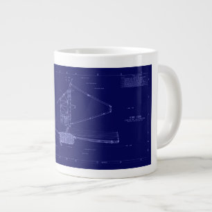 Caneca De Café Grande James Webb Revelando o Projeto do Universo