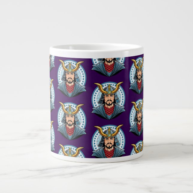 Caneca De Café Grande Japanese samurai (Frente)