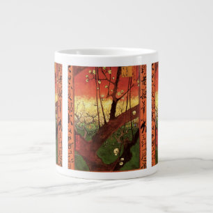 Caneca De Café Grande Japonismo: Árvore de ameixa florida por Vincent v