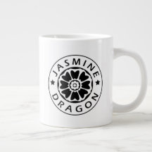 Jasmine Dragon 20oz Mug - Preto e Branco