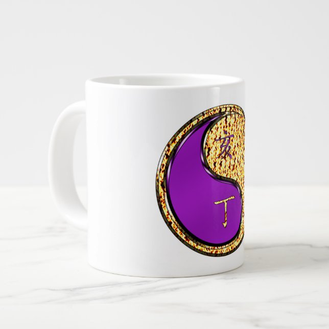 Caneca De Café Grande Javali de Fogo (Frente Esquerda)