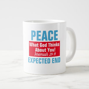 Caneca De Café Grande Jeremiah 29:11 - Jumbo Mug
