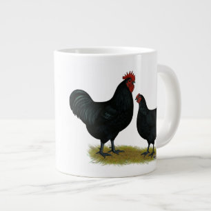 Caneca De Café Grande Jersey Giant Chickens