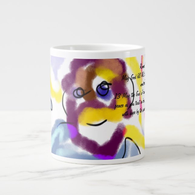 Caneca De Café Grande Jesus (Frente)