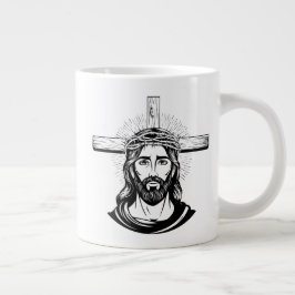 Caneca De Café Grande Jesus Cristo