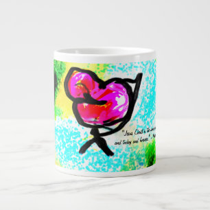 Caneca De Café Grande "Jesus Cristo é o mesmo ontem e hoje e