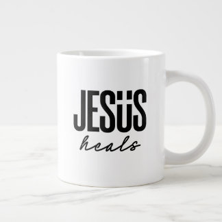 Caneca De Café Grande Jesus cura