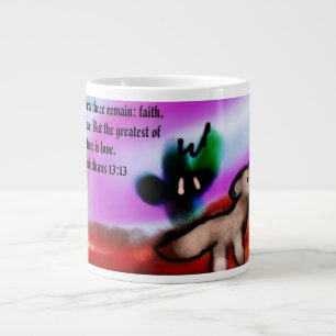 Caneca De Café Grande Jesus é amor