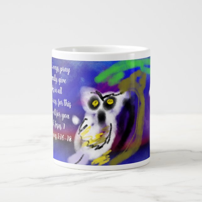 Caneca De Café Grande Jesus obrigado  (Frente)