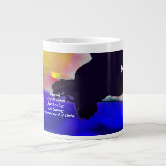 Caneca De Café Grande jesus ouvi