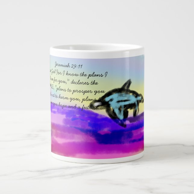Caneca De Café Grande jesus plan  (Frente)