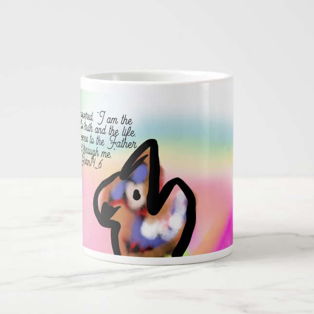 Caneca De Café Grande jesus way (Frente)