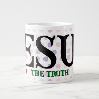 Caneca De Café Grande Jesus Way Truth Life Jumbo Mug