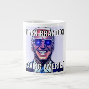 Caneca De Café Grande Joe Biden como Dark Brandon Giant Coffee Mug