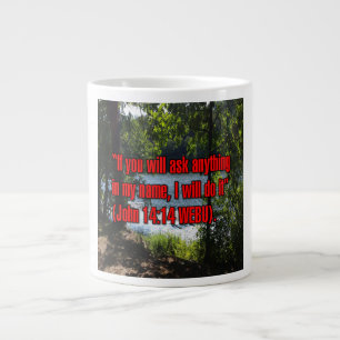 Caneca De Café Grande John 14:14 WEBU Mug