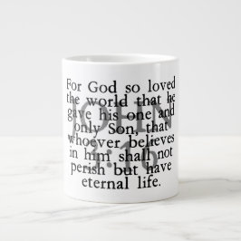 Caneca De Café Grande John 3:16