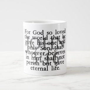 Caneca De Café Grande John 3:16