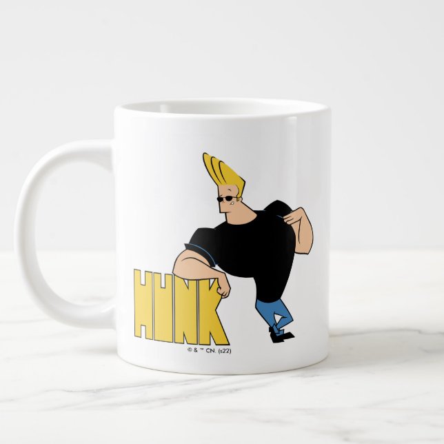 Caneca De Café Grande Johnny Bravo - Hunk (Esquerda)