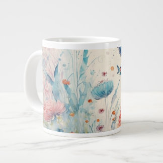 Caneca De Café Grande Jolie tasse de boisson en couleur papillon