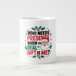 Caneca De Café Grande Jolly Santa Claus Traz Alegria Festiva a Todos